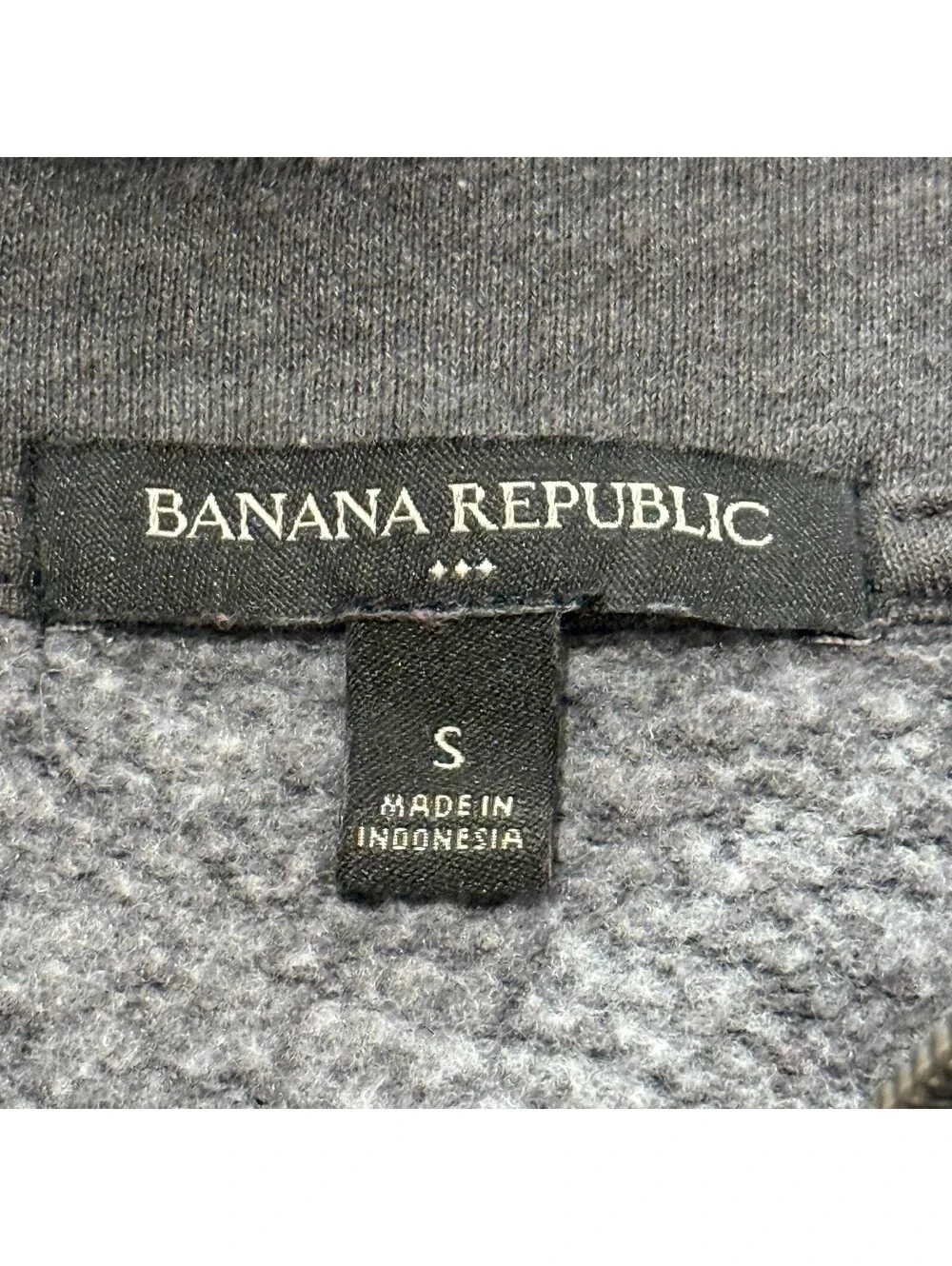 Banana Republic Gray Full Zip Jacket Men's Small